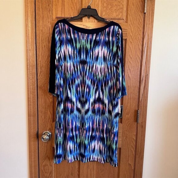 Jessica Howard Women's Plus Size 14 Multicolor Knee Length Dress NWT - Picture 1 of 7